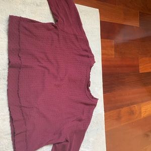 NEW without tags. Free people maroon blouse